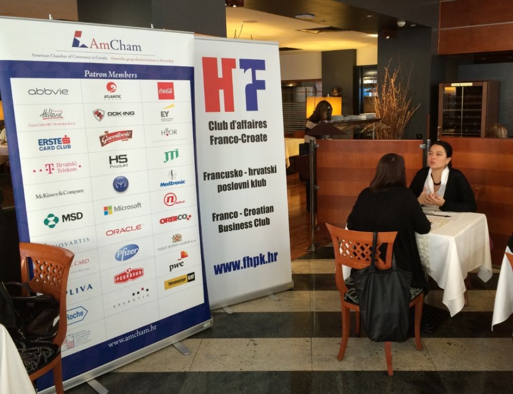 American Chamber of Commerce in Croatia and Franco-Croatian Business Club - joined Speed Networking event